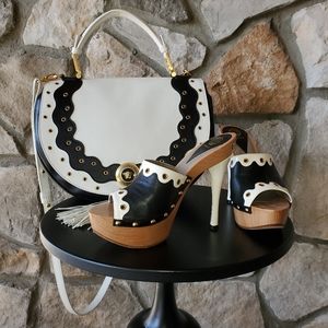 Gianni Versace Bag & Mule Stilettos